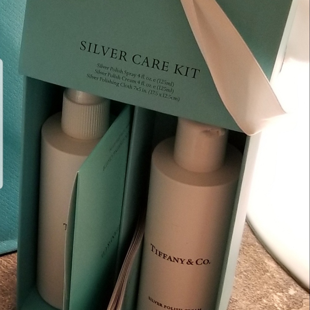 Firm $ Tiffany Silver Care Kit With receipt